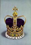 MODERN CARD St Edward S Crown Made for King Charles II London