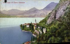 POSTAL Lago di Como Varenna de la VENDIMIA