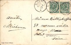 POSTAL Lago di Como Varenna de la VENDIMIA