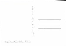 VINTAGE POSTCARD Hampton Court Places Middlesex Air View