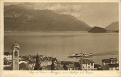 POSTAL Lago di Lomo de la VENDIMIA