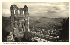 VINTAGE POSTCARD Ruin Grafinburg Ber Traben Trarbach