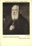 VINTAGE POSTCARD Mostra Del Tintoretto Venezia Ritratto Di Jacopo Sansovino
