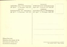 VINTAGE POSTCARD Mostra Del Tintoretto Venezia Ritratto Di Ignoto