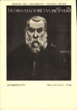 VINTAGE POSTCARD Mostra Del Tintoretto Venezia Autoritratto