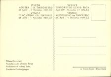 VINTAGE POSTCARD Mostra Del Tintoretto Venezia Susanna