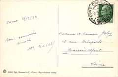 Viale Geno de Como Vista LED de la POSTAL de la VENDIMIA