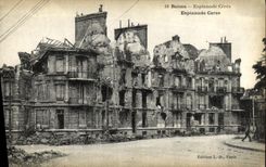 VINTAGE POSTCARD Rheims Esplanade Ceres Militaria