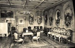 CPM Chateau de Gruyeres Le Salon