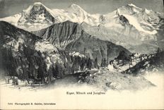 CPA Eiger Monch Und Jungfrau
