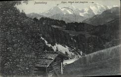 CPA Beatenberg Eiger Monch Und Jungfrau