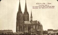 Dom el derecho de Koln de la POSTAL de la VENDIMIA