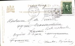 VINTAGE POSTCARD The Falls off the Niagara One The Edge off The Horse Shoe Falls