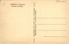 CPA Lampaul Finistere Interieur de l eglise