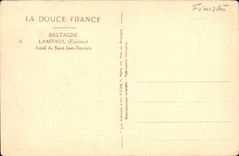 CPA Bretagne Lampaul Finistere Autel de SAint Jean Baptiste