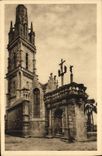 CPA Bretagne Lampaul Finistere L arc de triomphe de l eglise