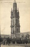 CPA Lampaul Finistere Clocher de l eglise