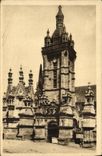 CPA St Thegonnec Finistere L eglise Facade et porche