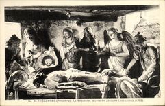 CPA St Thegonnec Finistere Le Sepulcre Jacques Lespaignol