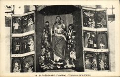CPA Saint Thegonnec Finistere Triptyque de la vierge