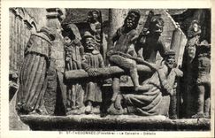 CPA St Thegonnec Finistere le Calvaire Details