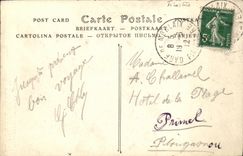 CPA Saint Thegonnec Finistere Interieur de l eglise Detail de la chaire