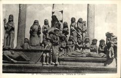 CPA St Thegonnec Finistere Details du Calvaire