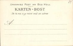 VINTAGE POSTCARD Brignogan L Elephant