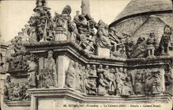 CPA Guimiliau Finistere Le Calvaire DEtails