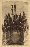 VINTAGE POSTCARD Pleyben the Martyrdom seen of the bell tower