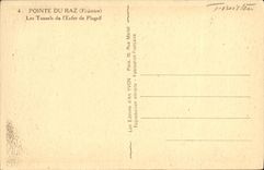 CPA La Pointe du raz Finistere Les tunnels de l enfer de Plogoff