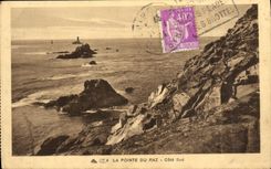 CPA La Pointe du raz cote sud