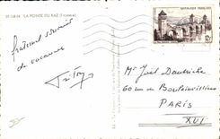 CPA La Pointe du raz Finistere