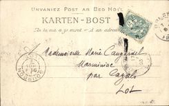 CPA L Aberildut Vue de la Riviere