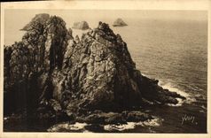 CPA Cote De Granit Les Tas de Pois