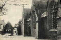 VINTAGE POSTCARD Penmarch Dimensions Southernmost of Nona Saint