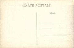 VINTAGE POSTCARD Holy Penmarch Guenole a basic LAMA sweeping the rock of the monk