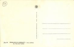 VINTAGE POSTCARD Penmarch St Guenole rocks of the hole of L hell