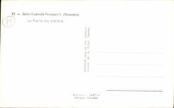 VINTAGE POSTCARD Holy Guenole Penmarch the Rock of the Victims