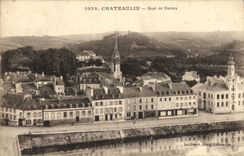 VINTAGE POSTCARD Chateaulin Qual of Nantes
