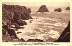 CPA Camaret Pointe de Pen Hir et Tas de Pois Grand Petit Dahouet Pen Glaz Chelott Ar Forch Bern Id
