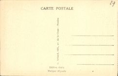 VINTAGE POSTCARD Locronan Chapelle of Penity Mise at the Tomb of Pierre has 6 characters
