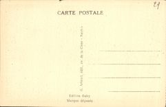 VINTAGE POSTCARD Locronan L Church and Vault of Penity raised on L order D Anne of Brittany