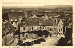 VINTAGE POSTCARD Locronan Holy Hotel Ronan Anolen Hotel of the Company of the Indies