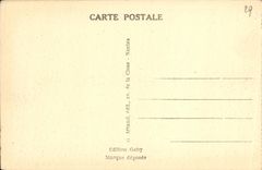 VINTAGE POSTCARD Interior Locronan of L Church Furnace bridge of the Rosary with retable of 17th