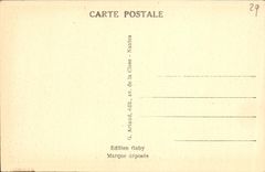 VINTAGE POSTCARD Locronan Medallions of the Pulpit Representing of the scenes of the life of Ronan Saint