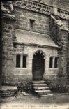 VINTAGE POSTCARD Locronan L Church Small Gate