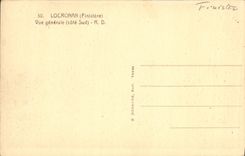 VINTAGE POSTCARD Locronan View