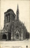 VINTAGE POSTCARD Locronan L Church Western Frontage and vault of Peniti