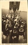 VINTAGE POSTCARD Locronan Great Forgiveness of Tromenie descent of Plac Ar C horn Folklore